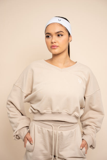 Sudadera Selena Beige