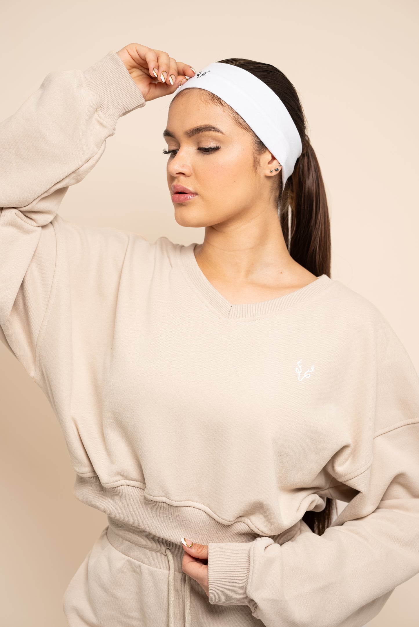 Sudadera Selena Beige